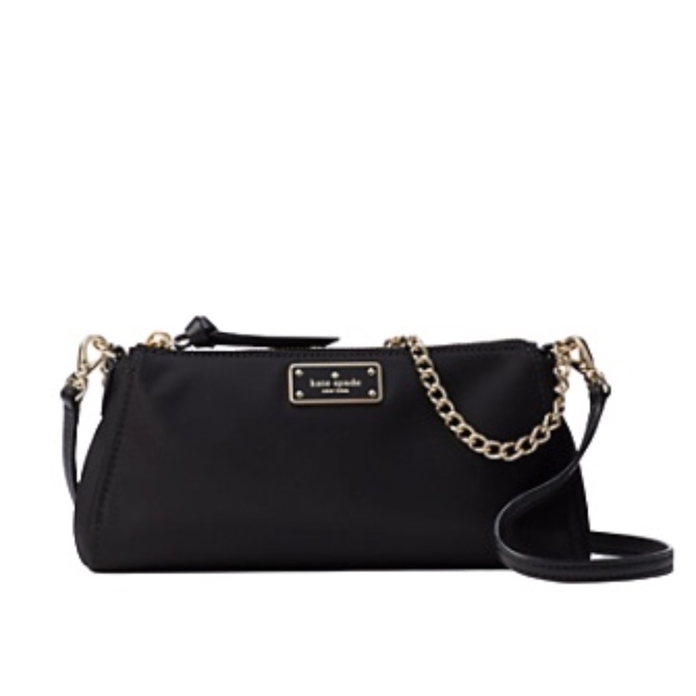 Kate Spade New York Wilson Road Jane Black Nylon Crossbody Handbag